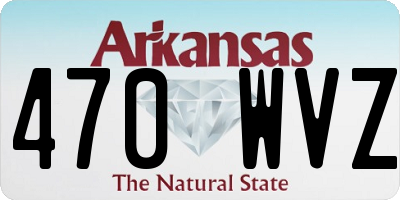 AR license plate 470WVZ