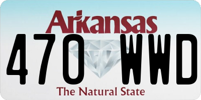 AR license plate 470WWD