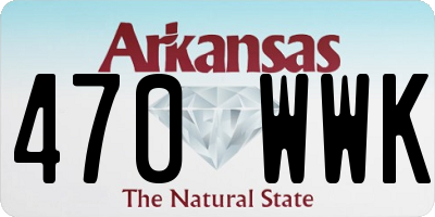 AR license plate 470WWK