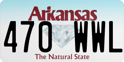 AR license plate 470WWL