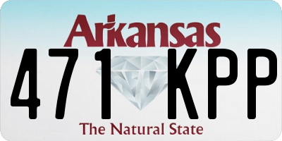 AR license plate 471KPP