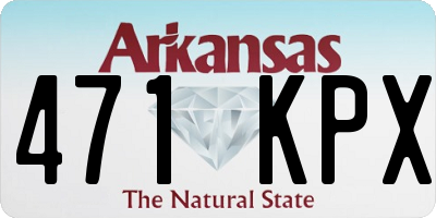 AR license plate 471KPX