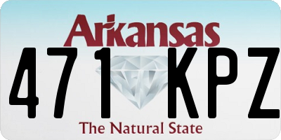 AR license plate 471KPZ