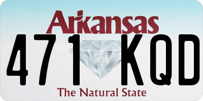 AR license plate 471KQD