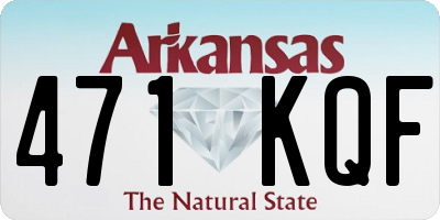 AR license plate 471KQF