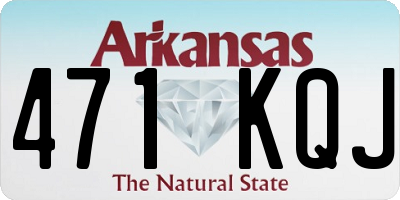 AR license plate 471KQJ