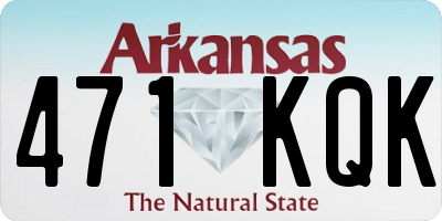 AR license plate 471KQK