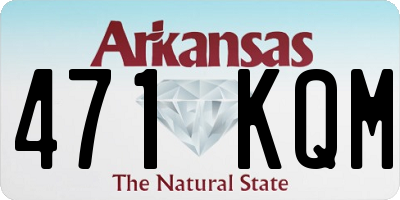 AR license plate 471KQM