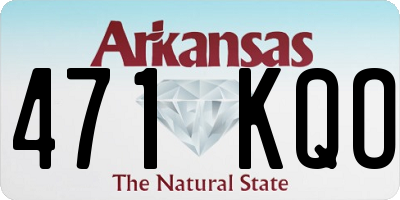 AR license plate 471KQO
