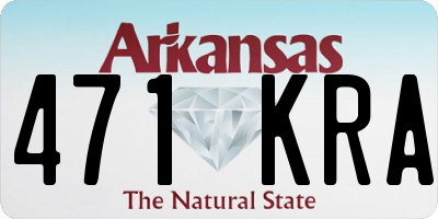 AR license plate 471KRA