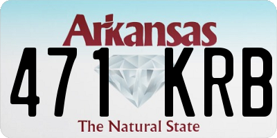 AR license plate 471KRB