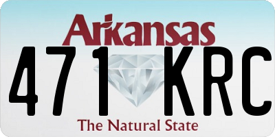 AR license plate 471KRC