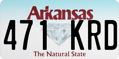 AR license plate 471KRD