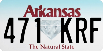 AR license plate 471KRF