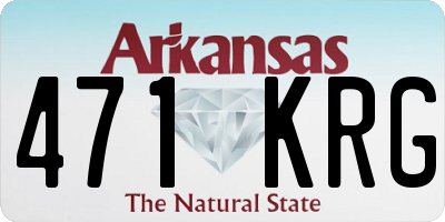 AR license plate 471KRG
