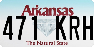 AR license plate 471KRH