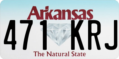 AR license plate 471KRJ