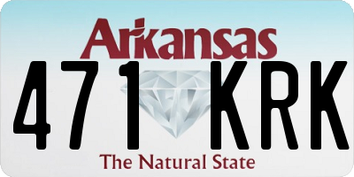 AR license plate 471KRK