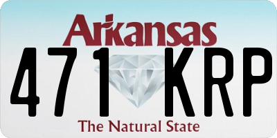 AR license plate 471KRP