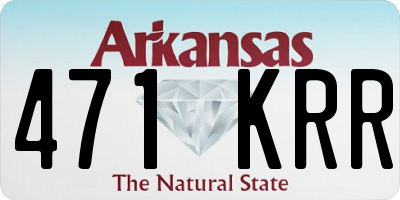 AR license plate 471KRR