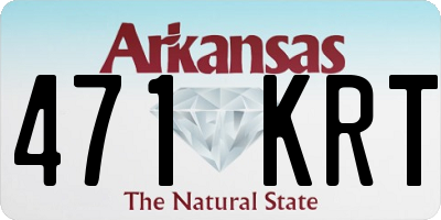 AR license plate 471KRT
