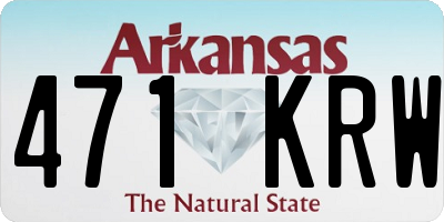 AR license plate 471KRW