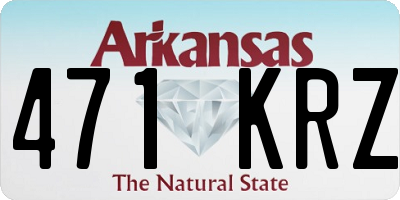 AR license plate 471KRZ