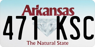 AR license plate 471KSC