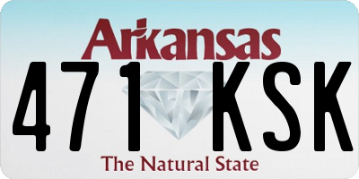 AR license plate 471KSK