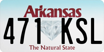 AR license plate 471KSL