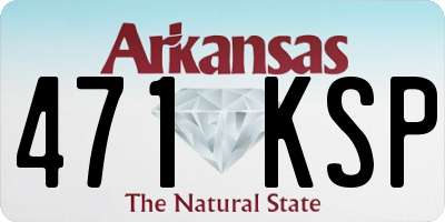 AR license plate 471KSP