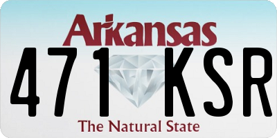 AR license plate 471KSR