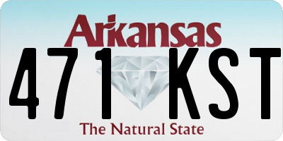 AR license plate 471KST