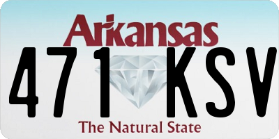 AR license plate 471KSV