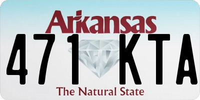 AR license plate 471KTA