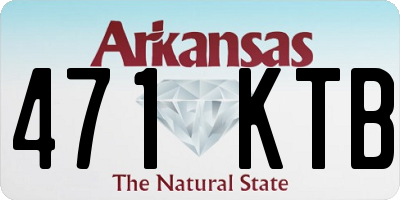 AR license plate 471KTB