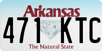 AR license plate 471KTC