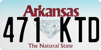 AR license plate 471KTD