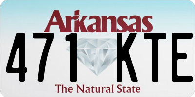 AR license plate 471KTE