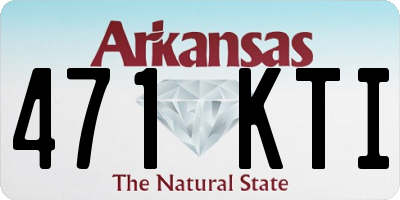 AR license plate 471KTI