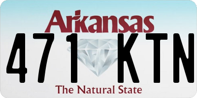 AR license plate 471KTN