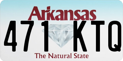 AR license plate 471KTQ