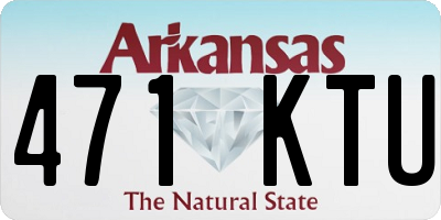 AR license plate 471KTU