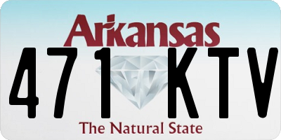 AR license plate 471KTV