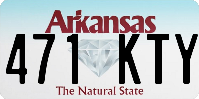 AR license plate 471KTY