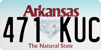 AR license plate 471KUC