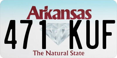 AR license plate 471KUF
