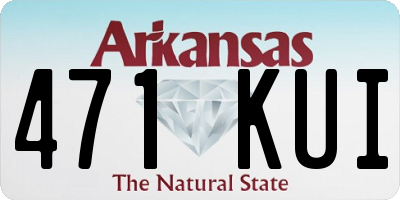 AR license plate 471KUI