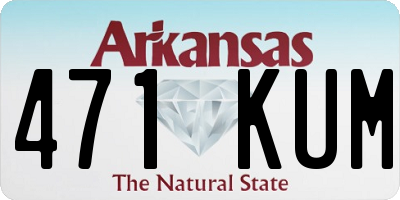 AR license plate 471KUM