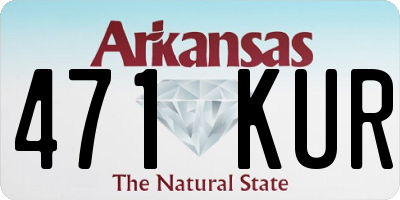 AR license plate 471KUR